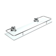 Полка для ванной Fora Long 500х157х65 мм стекло/металл хром (L034*50M/1312)