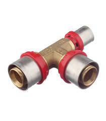 Тройник Tiemme 26(пресс) х 26(пресс) х 16(пресс) - фото 1