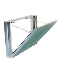 Люк ревизионный под плитку Хаммер Гиппократ-П алюминиевый 600х400 мм скрытый нажимной - фото 1