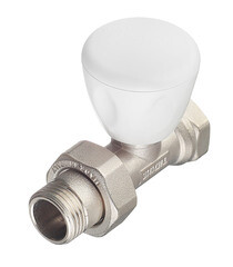 Клапан регулирующий Tiemme 1/2 НР(ш) х 1/2 ВР(г) для радиатора (3220003/3260043) - фото 1