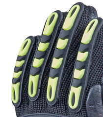 Перчатки 7 нитей неопреновое покрытие виброзащитные Delta Plus черные 10 (XL) (VV904JA10) - фото 8