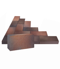 Изображение товара Плитка тротуарная клинкерная Глазго 200х100х50 мм темно-красная флешинг