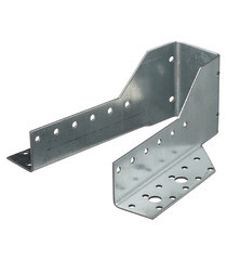 Опора бруса раскрытая оцинкованная 165х76х50х2 мм - фото 1