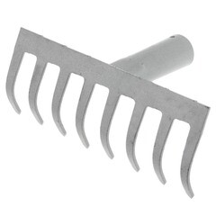 Грабли 8 зубьев прямой зуб