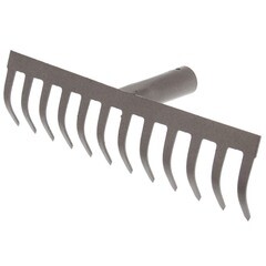 Грабли 12 зубьев прямой зуб