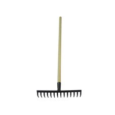 Грабли прямые 14 зубьев 1200 мм 1 сорт штампованные с черенком