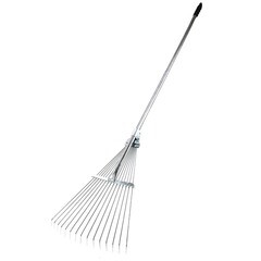 Грабли веерные 15 зубьев раздвижные оцинкованные