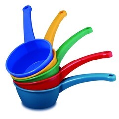 Ковш 0,8 л пластмассовый