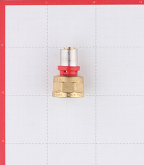 Соединитель прямой Tiemme 16(пресс) х 3/4 ВР(г) - фото 4