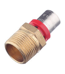 Соединитель прямой Tiemme 16(пресс) х 3/4 НР(ш) - фото 5