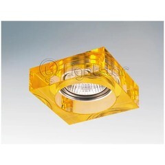 Светильник встраиваемый Lightstar Lui mini желтый 50 Вт (006142)