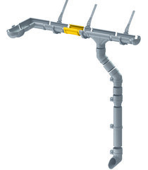 Соединение желоба Docke Premium пластиковое d120 мм графитовый серый RAL 7024 - фото 4