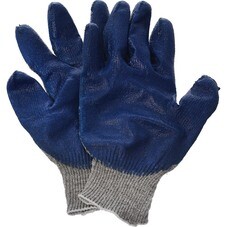 Перчатки трикотажные с плотным латексным обливом, утепленные, (шт.)
