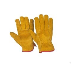 Перчатки спилковые утепленные искуственным мехом, (шт.)