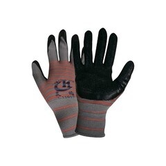 Перчатки нейлоновые 13 класс вязки, с покрытием из вспененного каучука, (шт.)