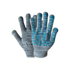 Перчатки Х\Б 13 класс вязки, 6-ти нитка, меланж с ПВХ «Трек", (шт.)