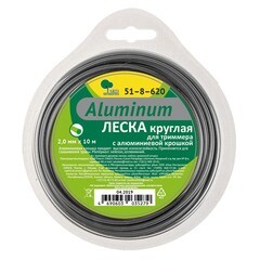Леска для триммера Aluminum 2 мм 10 м круглая