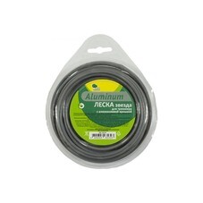 Леска для триммера Aluminum 2,4 мм 10 м звезда