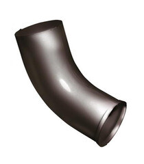 Изображение товара Колено стока Grand Line металлическое d90 мм темно-коричневое RR 32