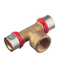 Тройник Tiemme 32(пресс) х 1 ВР(г) х 32(пресс) - фото 1