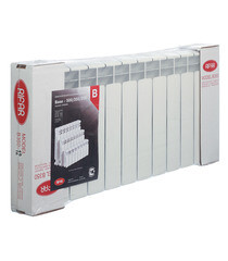 Радиатор биметаллический Rifar Base 350 мм 12 секций 1" боковое подключение белый - фото 2