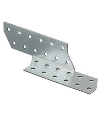 Изображение товара Держатель балки левый оцинкованный 190х40х40х2 мм