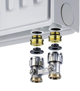 Узел нижнего подключения прямой Oventrop Multiflex F ZB (1015883) H ...