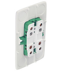 Розетка Hegel Alfa накладная слоновая кость (РА16-143-01) - фото 5