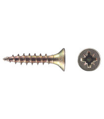 Саморезы универсальные 25x3,5 мм желтые (200 шт.) - фото 1