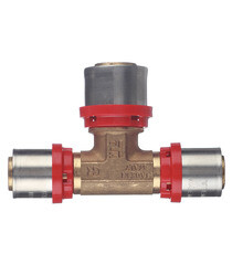 Тройник Tiemme 20(пресс) х 26(пресс) х 20(пресс) - фото 2