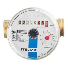 Счетчик для холодной воды Itelma WFK20 DN15 80 мм без сгонов