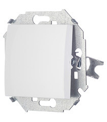 Выключатель Simon 15 одноклавишный встраиваемый белый (1591101-030) - фото 5