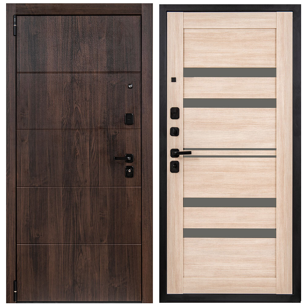 Изображение товара Дверь входная стальная Portika R-3 левая капучино вералинг 980х2050 мм