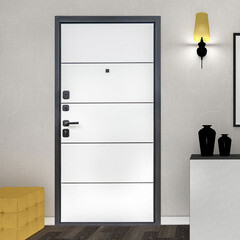 Дверь входная Portika Porta R-3 левая графит - сноу вералинг 880х2050 мм - фото 3