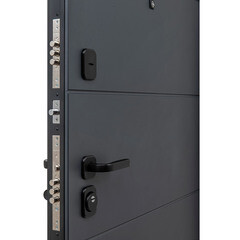 Дверь входная Portika Porta R-3 правая графит - сноу вералинг 880х2050 мм - фото 4