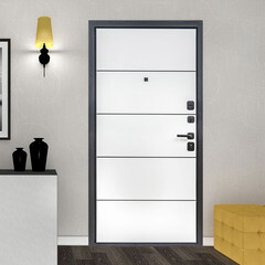 Дверь входная Portika Porta R-3 правая графит - сноу вералинг 880х2050 мм - фото 2