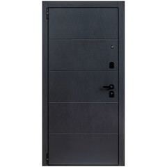 Дверь входная Portika Porta R-3 левая графит - бьянко вералинг с зеркалом 880х2050 мм - фото 6