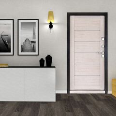 Дверь входная с терморазрывом Portika Porta T2 правая антик серебро - нордик оак 880х2050 мм - фото 3