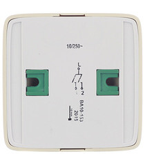 Выключатель Hegel Alfa двухклавишный накладной слоновая кость (ВА10-153-01) - фото 5