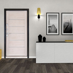 Дверь входная с терморазрывом Portika Porta T2 левая антик серебро - нордик оак 980х2050 мм - фото 4