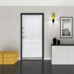 Дверь входная с терморазрывом Portika Porta T4 левая букле графит - аляска 980х2050 мм - фото 2