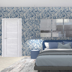 Дверь межкомнатная Легно-22 600х2000 мм ПВХ сноу арт со стеклом - фото 2