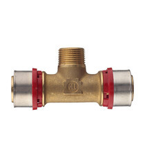 Тройник Tiemme 32(пресс) х 3/4 НР(ш) х 32(пресс) - фото 2