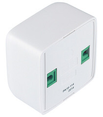 Розетка Hegel Alfa накладная белая со шторками (РА16-114) - фото 5