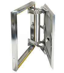 Изображение товара Люк ревизионный под плитку Хаммер Слава алюминиевый 300х400 мм скрытый нажимной