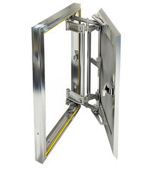 Изображение товара Люк ревизионный под плитку Хаммер Слава алюминиевый 400х600 мм скрытый нажимной