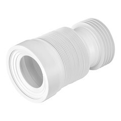 Слив для унитаза d110 мм пластиковый гофрированный для внутренней канализации - фото 2