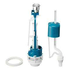 Арматура для унитаза Инкоэр нижний подвод 1/2 кнопка пластик хром (И-СБ1-НпрНРФ-А-В Р) - фото 4