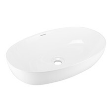 Раковина Kerama Marazzi Plaza 55 см накладная белая (PLR.wb.55 ...