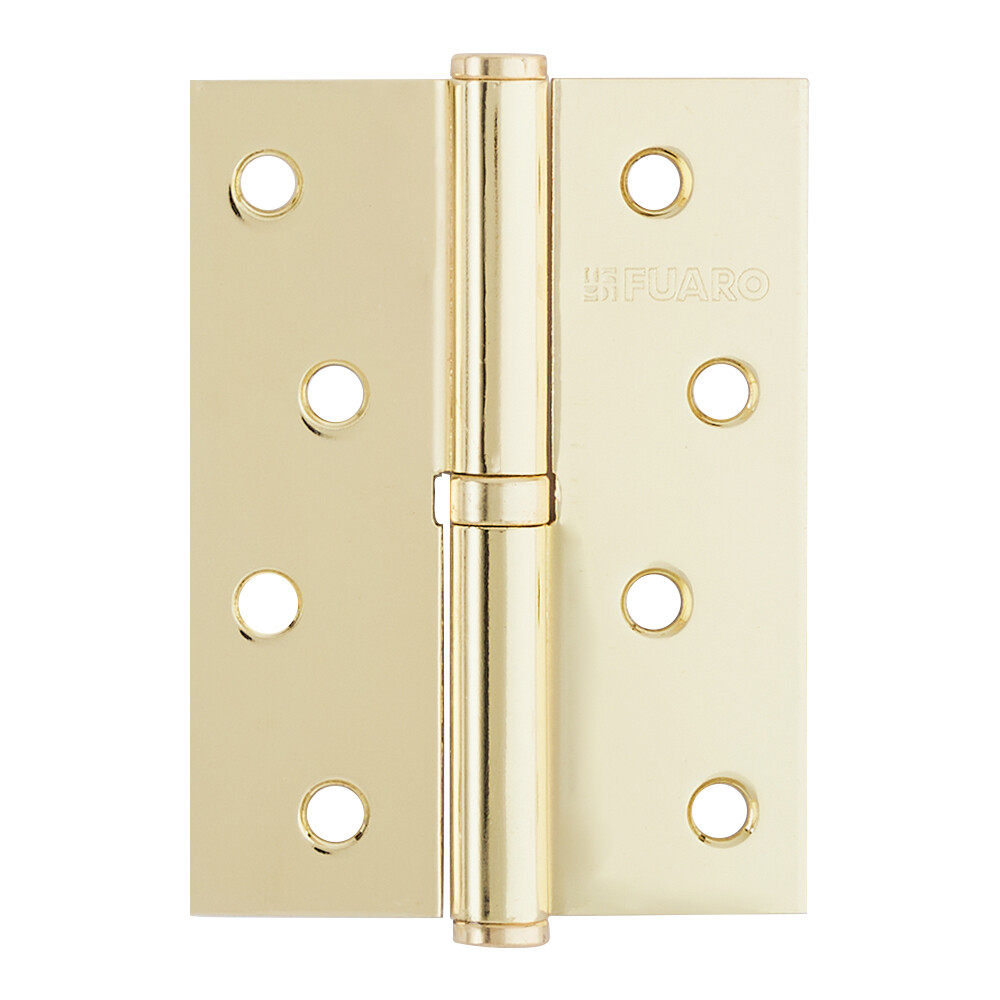 Изображение товара Петля Fuaro 413/BL-4 левая — карточная, латунь, 100x75x2,5 мм Изображение товара Петля Fuaro 413/BL-4 левая — карточная, латунь, 100x75x2,5 мм